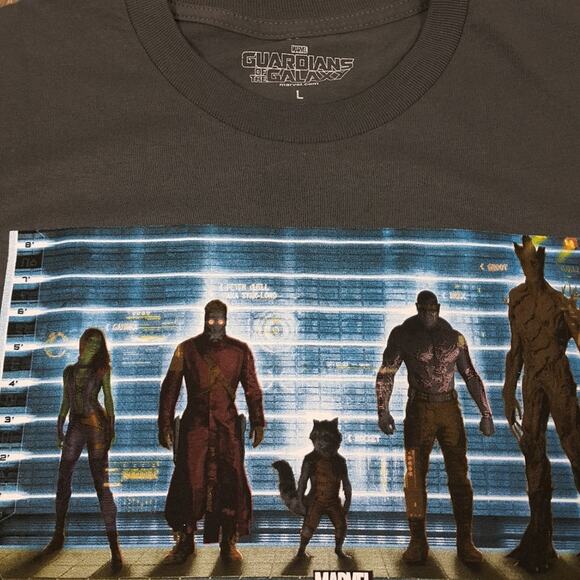 Marvel Guardians of The Galaxy Printed Tee sz L - Picture 2 of 4
